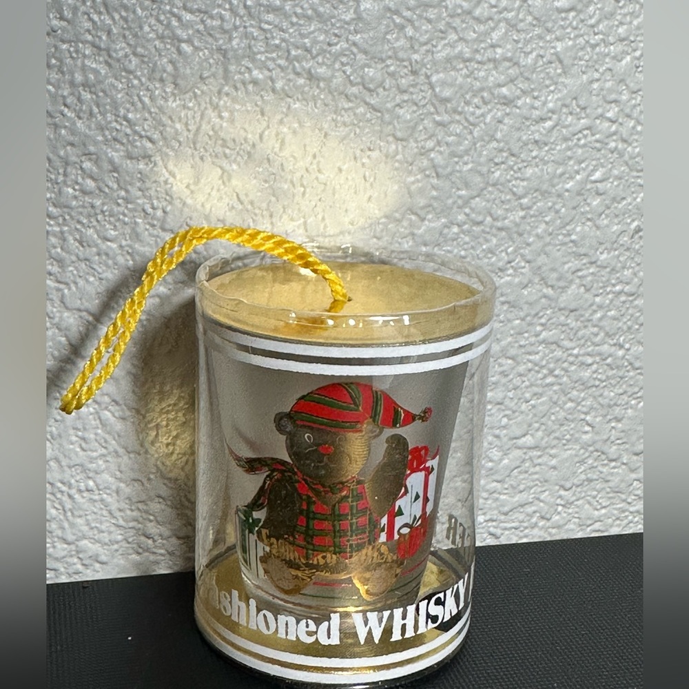 Vintage Old Fashioned Whiskey Jigger 22 Kt Gold by Culver
Christmas Teddy Bear.